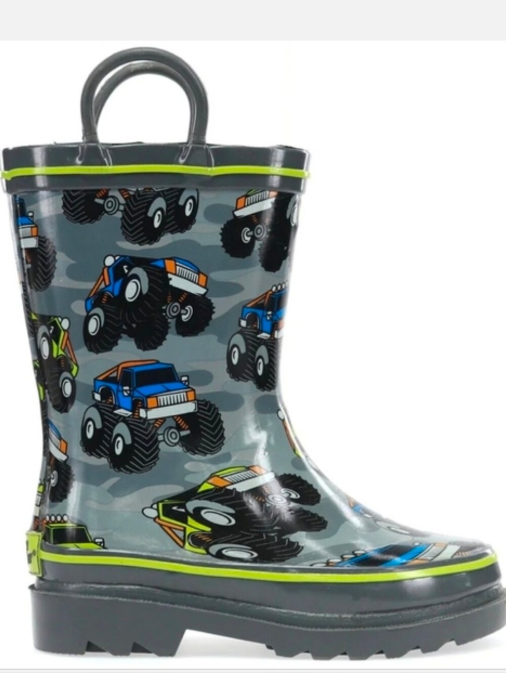 Western Chief Monster Truck Rain Boot Kids Size 5/6